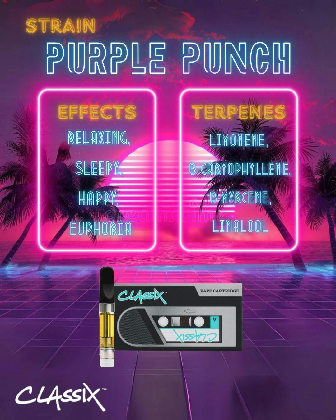Classix - Classix 0.5g Cartridge - Purple Punch - 1