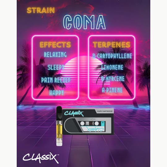 Classix - Classix 0.5g Cartridge - Coma - 1