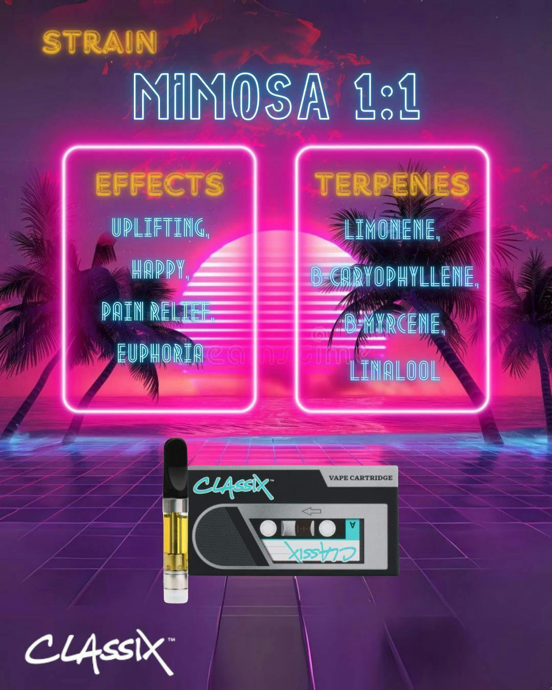 Classix - Classix 1g Cartridge - 1:1 Mimosa - 1