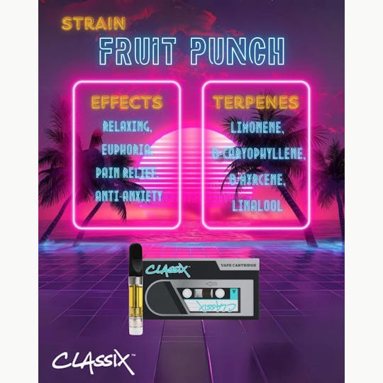 Classix - Classix 0.5g Cartridge - Fruit Punch - 1