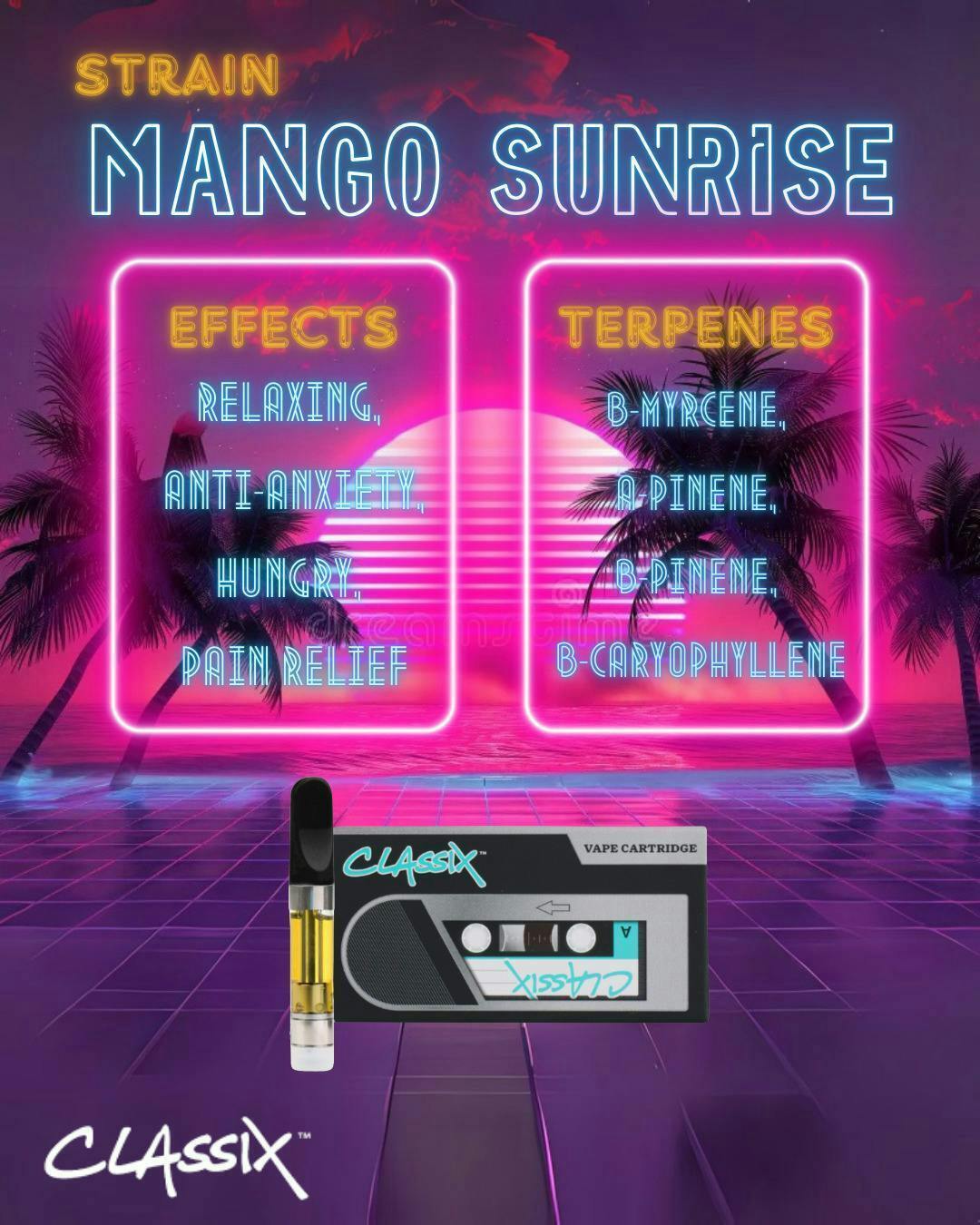 Classix - Classix 1g Cartridge - Mango Sunrise - 1