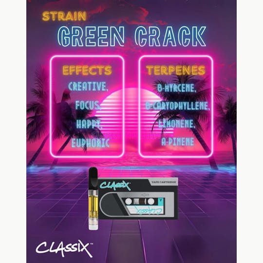 Classix - Classix 1g Cartridge - Green Crack - 1