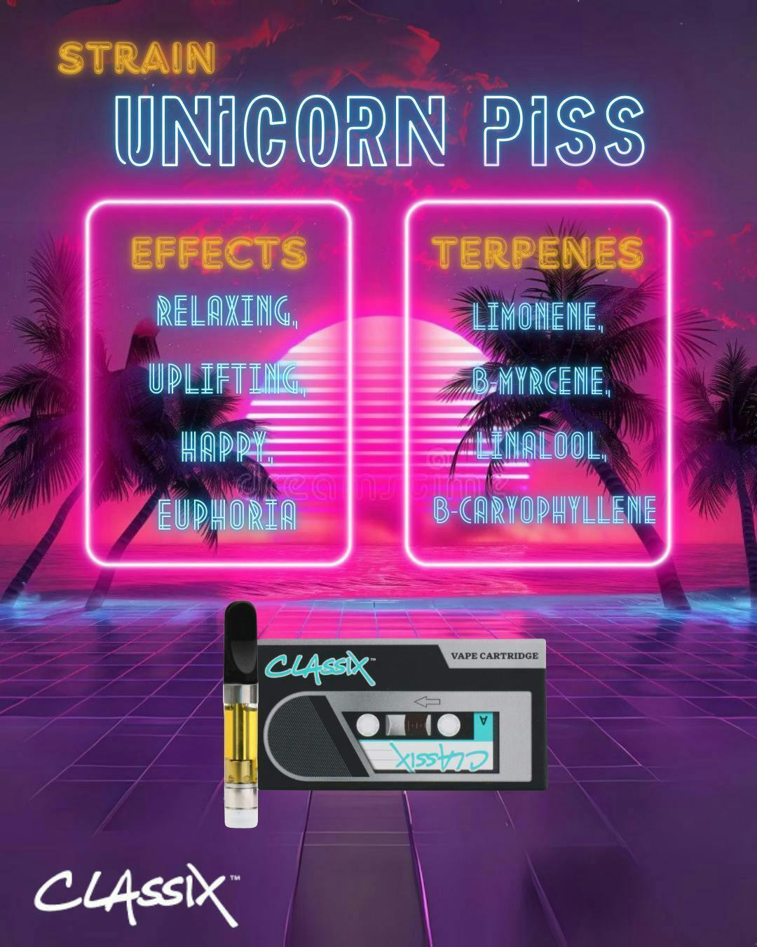 Classix - Classix 1g Cartridge - Unicorn Piss - 1