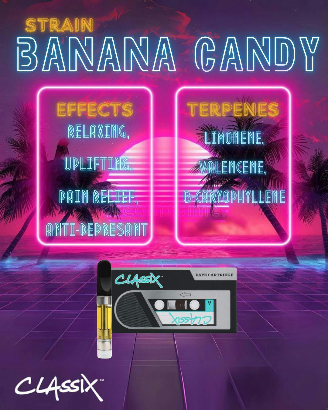 Classix - Classix 0.5g Cartridge - Banana Candy - 1
