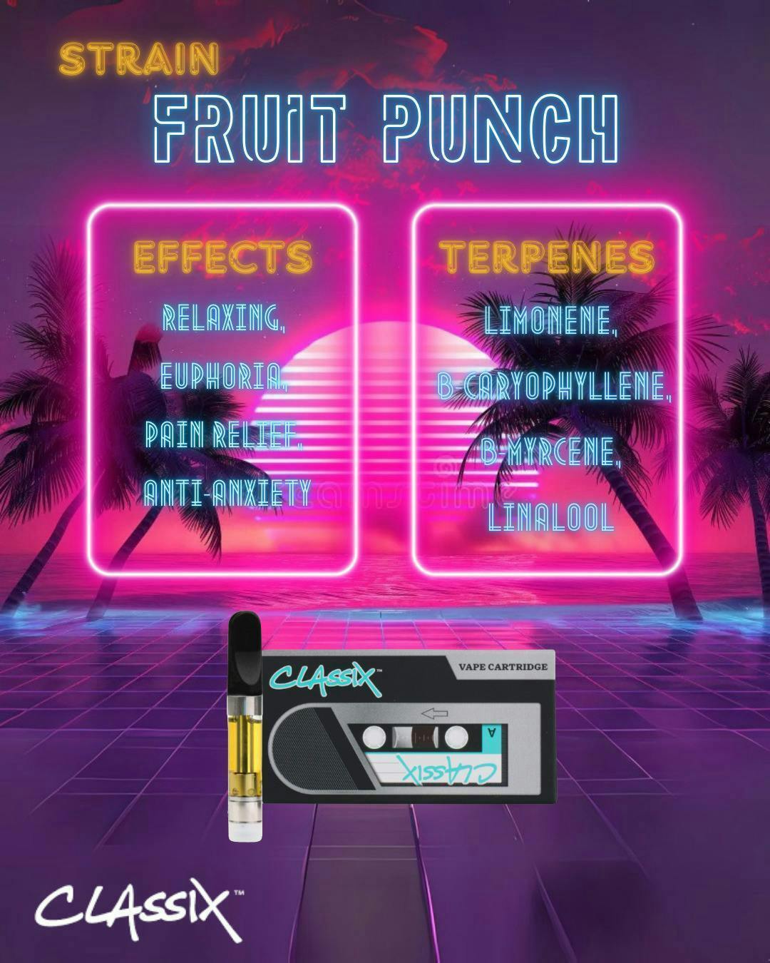 Classix - Classix 1g Cartridge - Fruit Punch - 1
