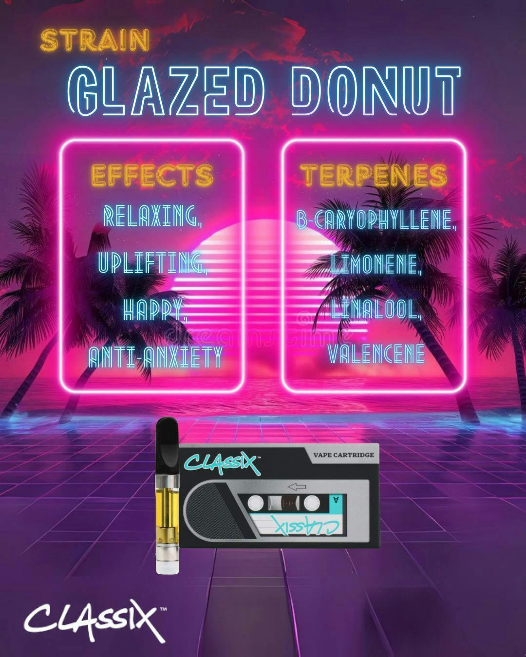 Classix - Classix 0.5g Cartridge - Glazed Donut - 1