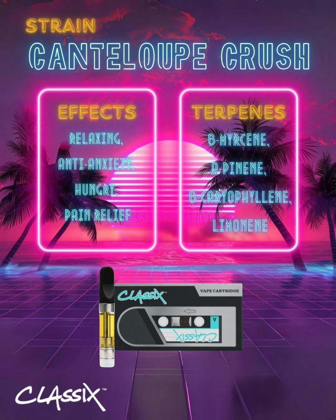 Classix - Classix 0.5g Cartridge - Cantaloupe Crush - 1