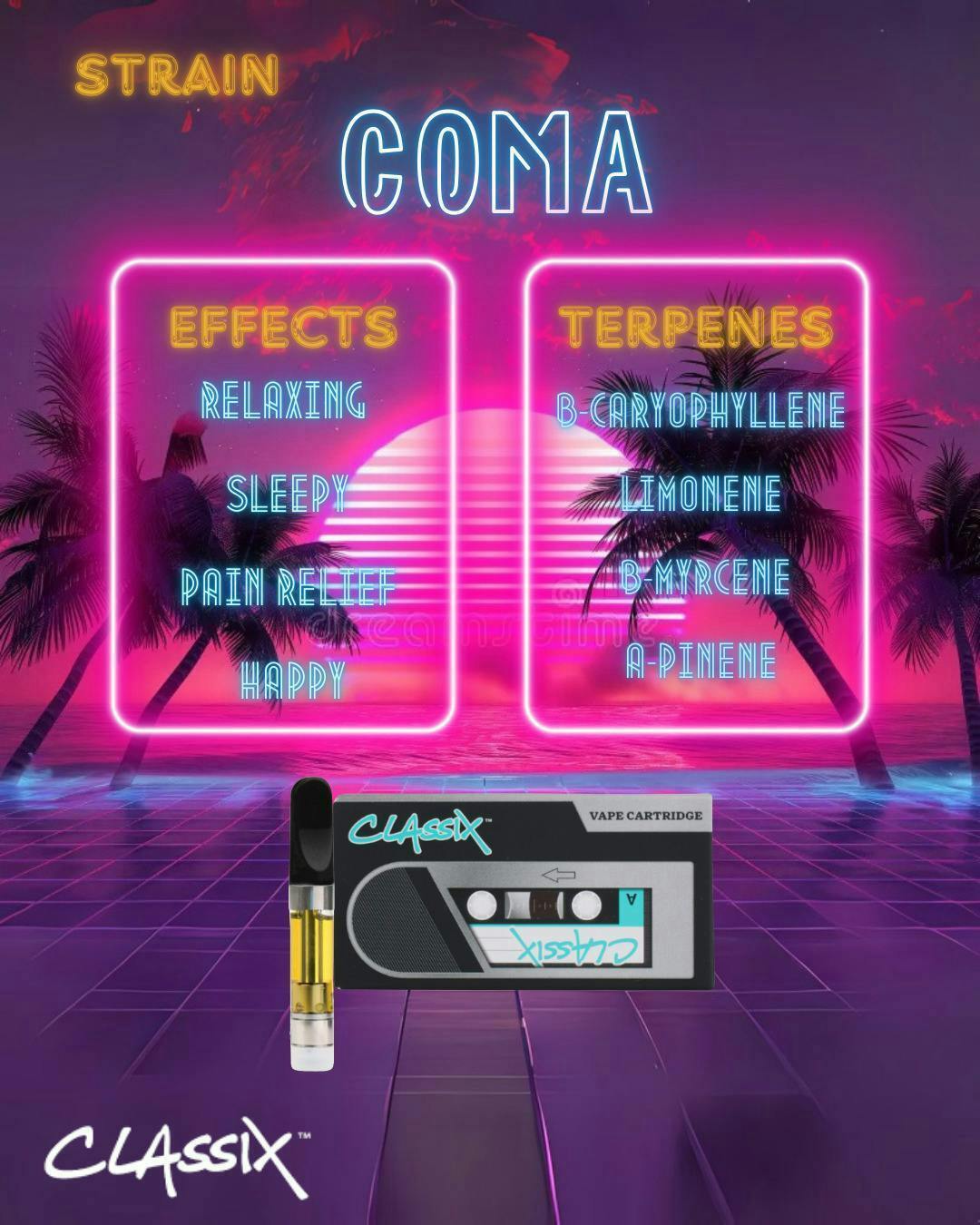 Classix - Classix 1g Cartridge - Coma - 1