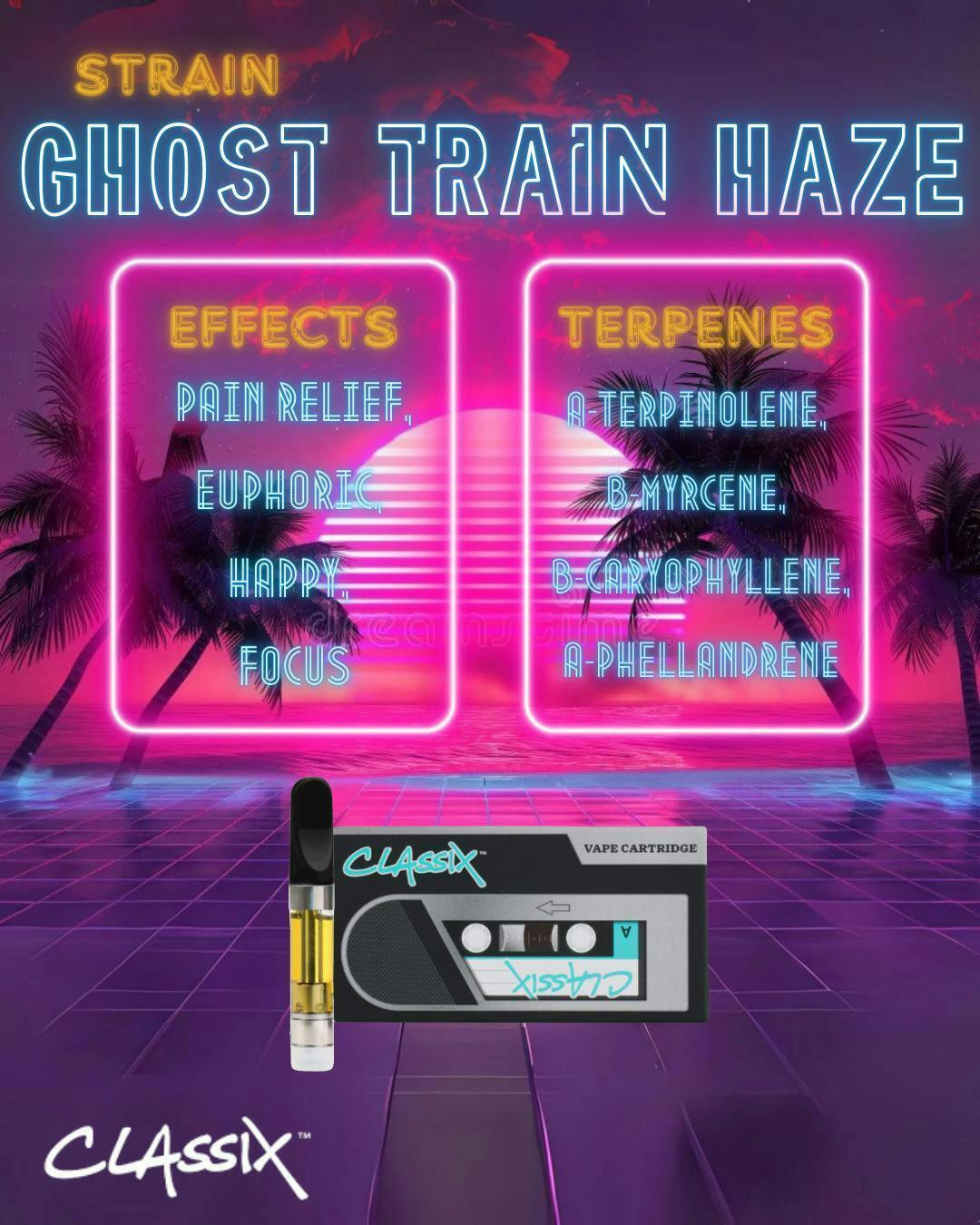 Classix - Classix 1g Cartridge - Ghost Train Haze - 1
