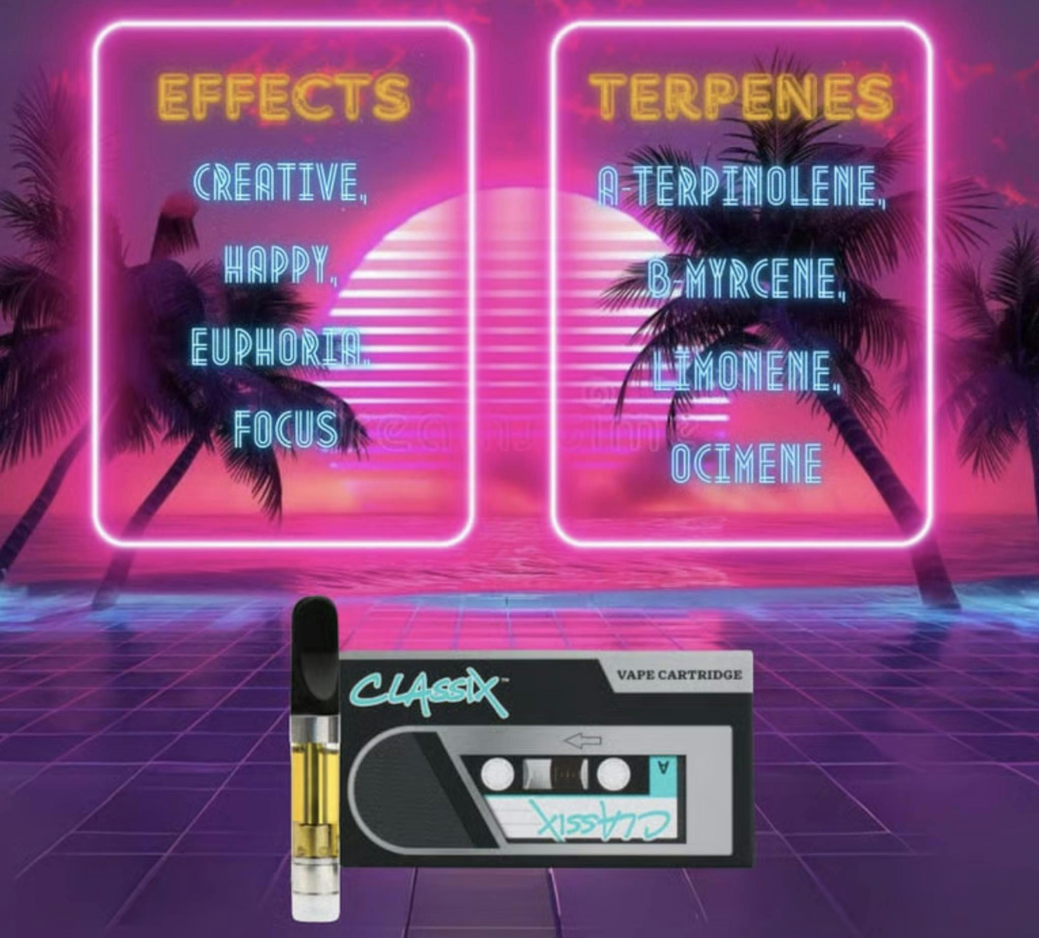 Classix - Classix 0.5g Cartridge - Durban Poison - 1