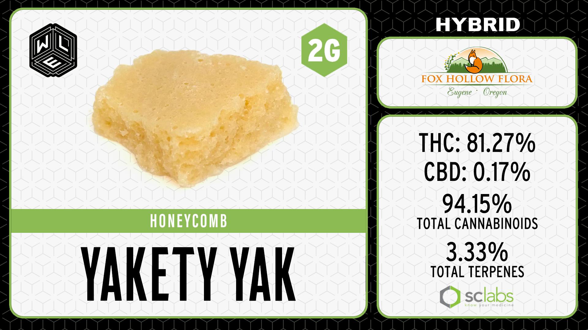 White Label Extracts - WLE | Yakety Yak | Honeycomb (2g) Hybrid - 1