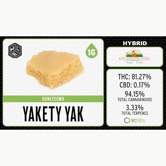 White Label Extracts - WLE | Yakety Yak | Honeycomb (1g) Hybrid - 1