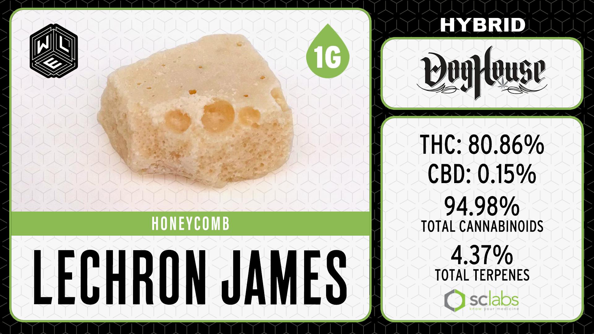 White Label Extracts - WLE | Lechron James | Honeycomb (1g) Hybrid - 1