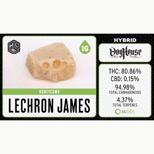 White Label Extracts - WLE | Lechron James | Honeycomb (1g) Hybrid - 1