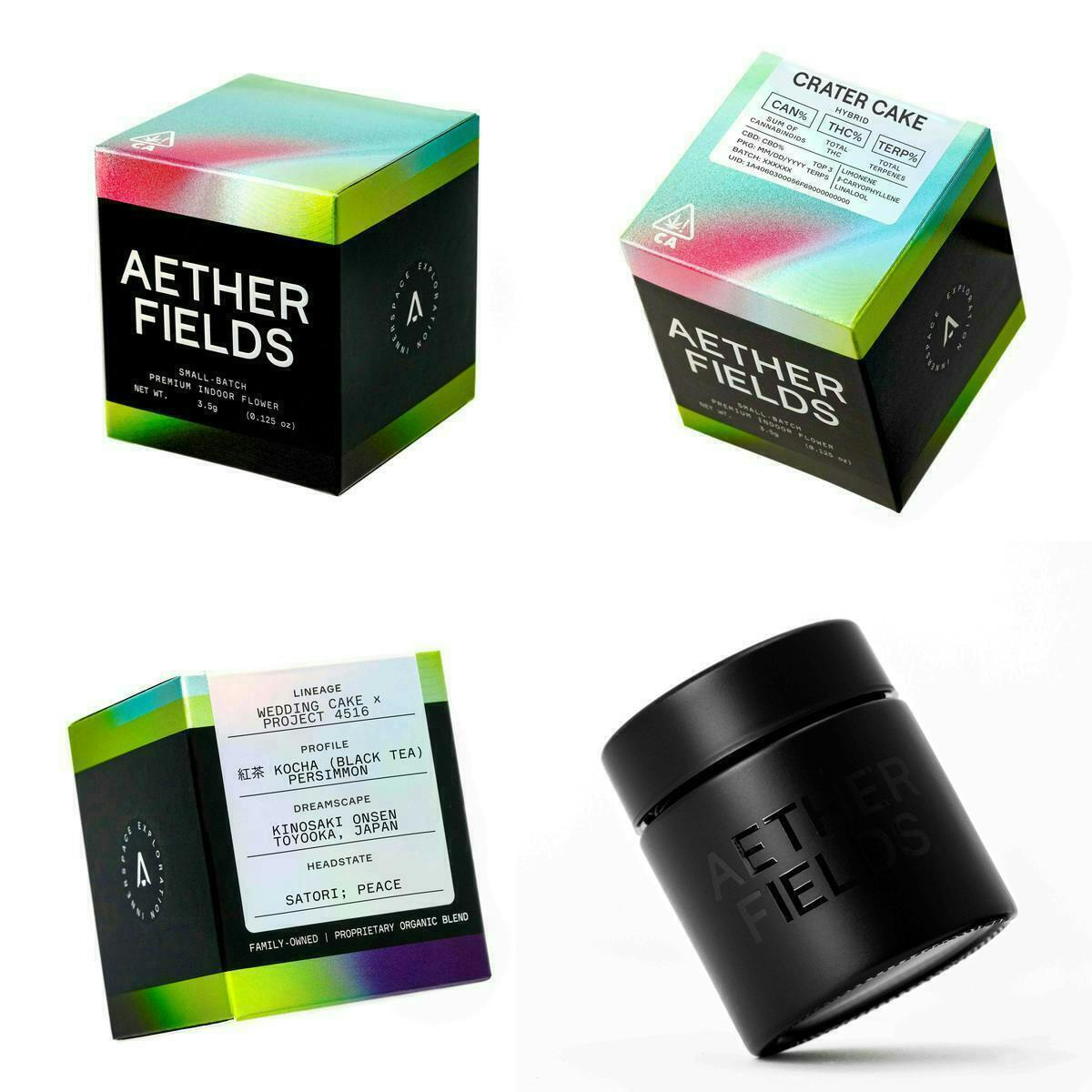 AETHER FIELDS - CRATER CAKE | Hybrid | 3.5g Flower - 1