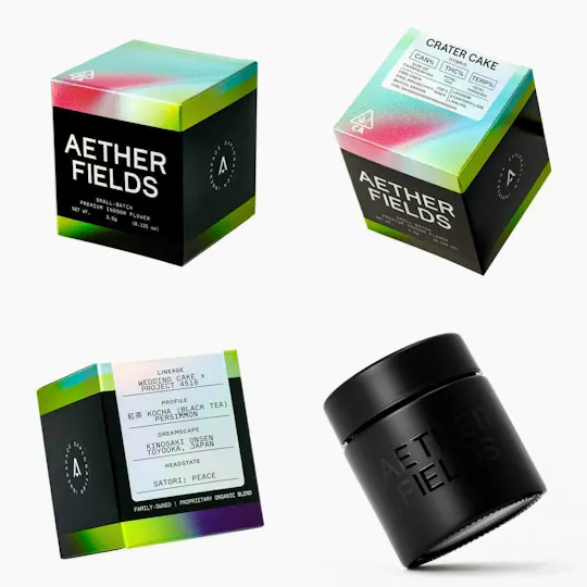 AETHER FIELDS - CRATER CAKE | Hybrid | 3.5g Flower - 1