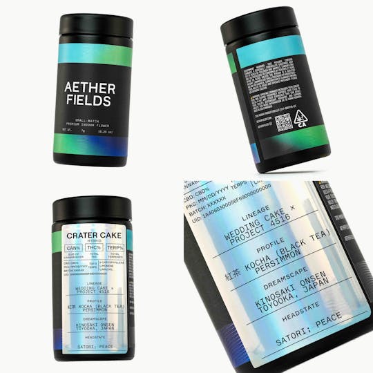 AETHER FIELDS - CRATER CAKE // PREMIUM INDOOR BIGS - 7g - 1