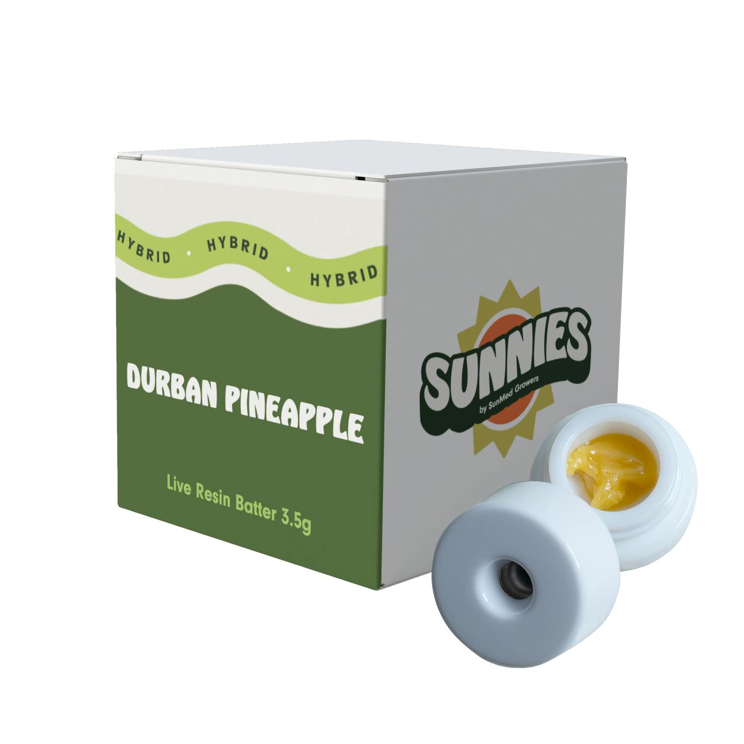 SunMed Growers - Durban Pineapple Live Resin Batter 3.5g - 1