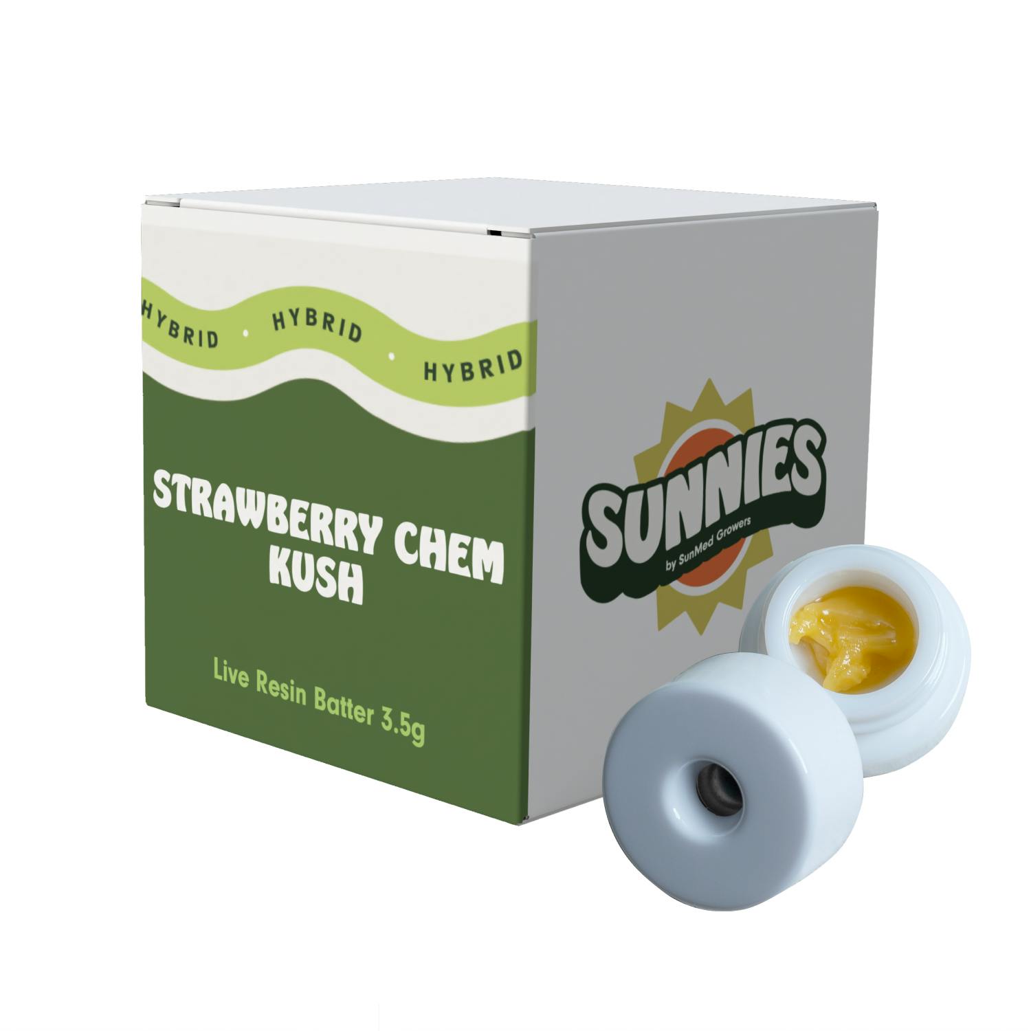 SunMed Growers - Strawberry Chem Kush Live Resin Batter 3.5g - 1