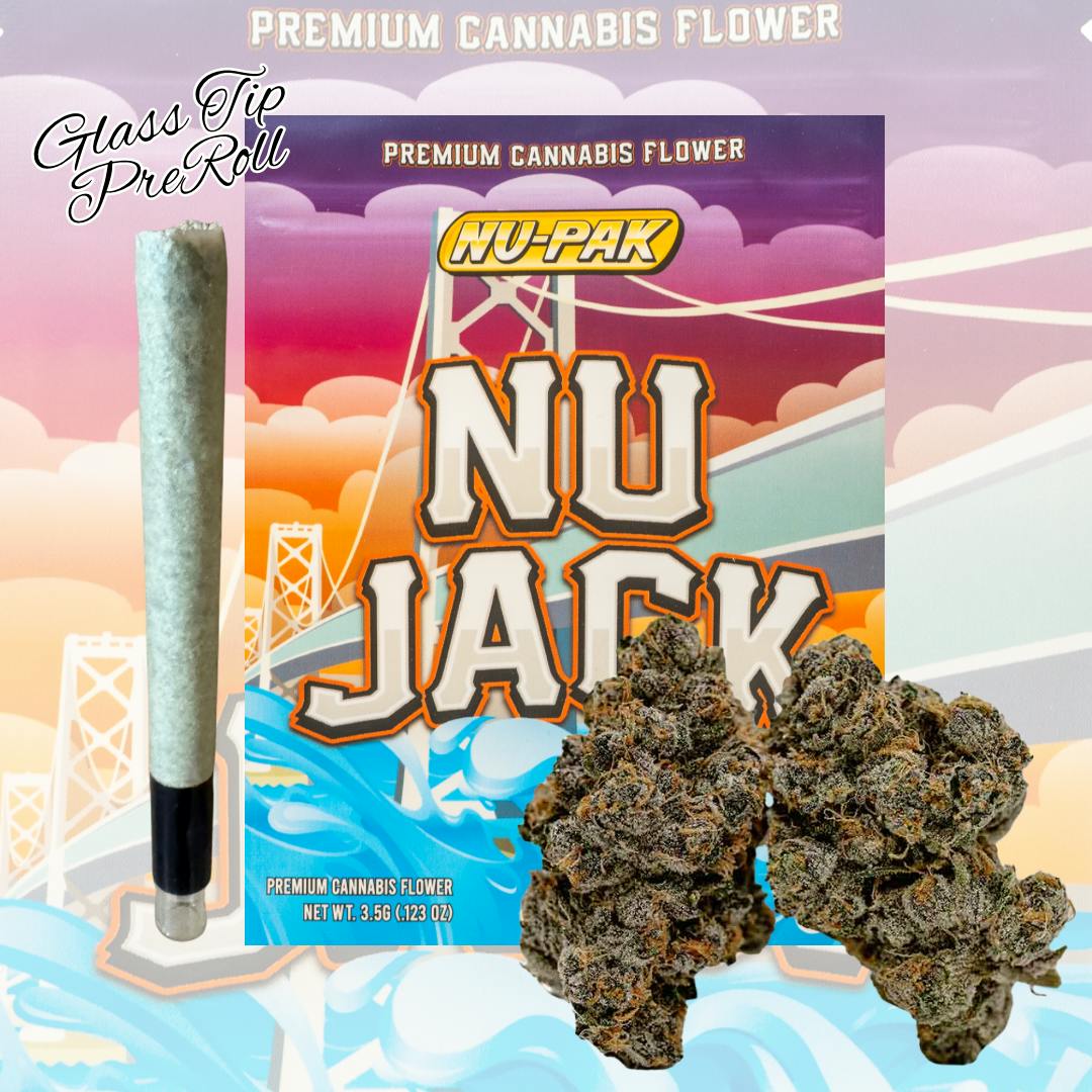 Nu Cannabis Brand - NuCannabis - Nu Jack 1.2g GLASS TOP Pre-Roll - INDOOR PREMIUM FLOWER - 1