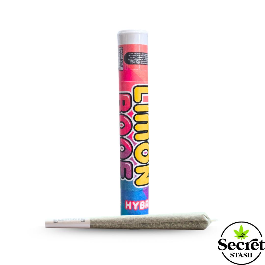 Secret Stash - Secret Stash | Full Bud Pre Roll | Limon Boof | 1.2g - 1