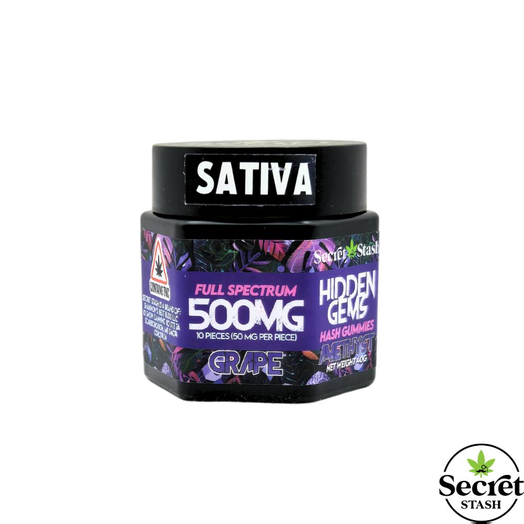 Secret Stash - Hidden Gems | Hash | Grape | Sativa | 500mg - 1