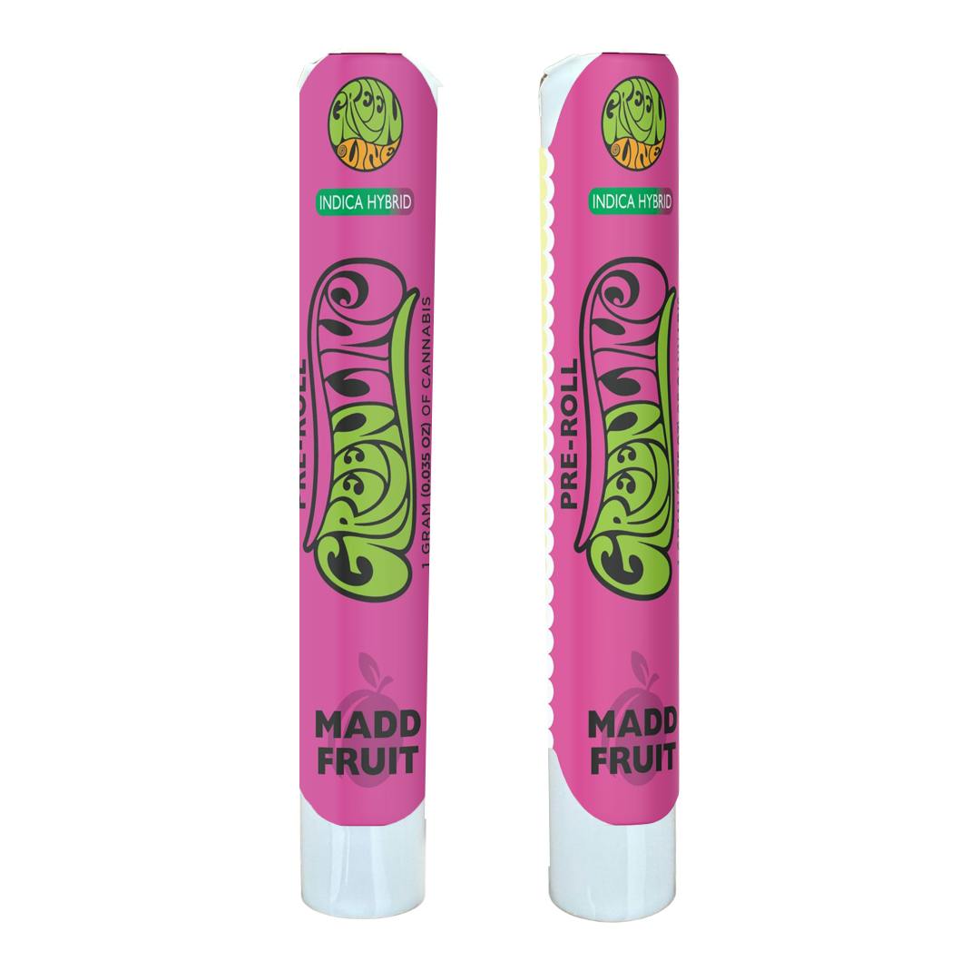 Greenline - Madd Fruit - Indoor Flower Pre-Roll - Indica Hybrid - 1g - 1