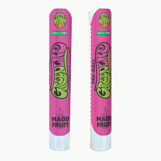 Greenline - Madd Fruit - Indoor Flower Pre-Roll - Indica Hybrid - 1g - 1