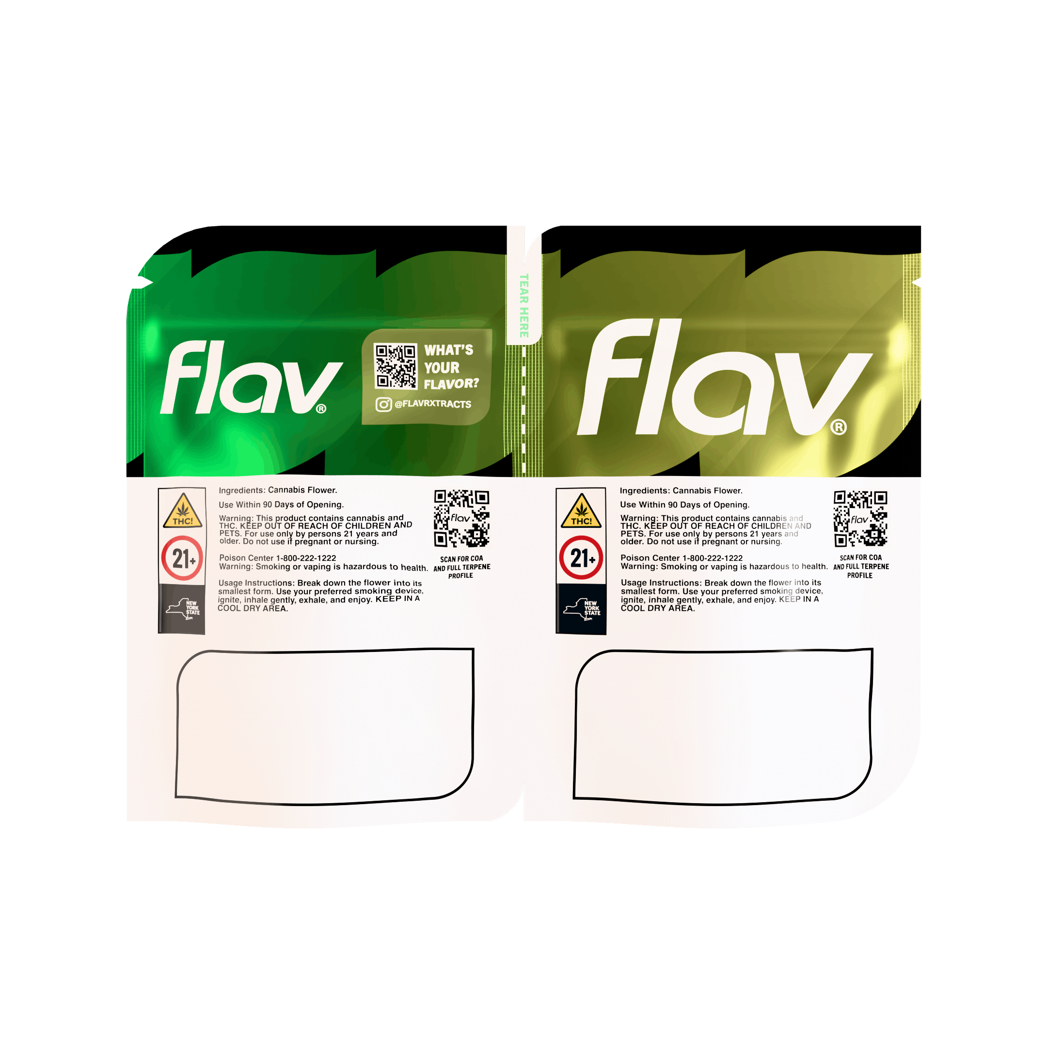 Flav - Zerbert (H) & Melonade (S) - Duo Flower 14g - 1