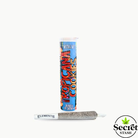 Secret Stash - Secret Stash | Full Bud Pre Roll | Tropicana Cookies | Half Gram - 1