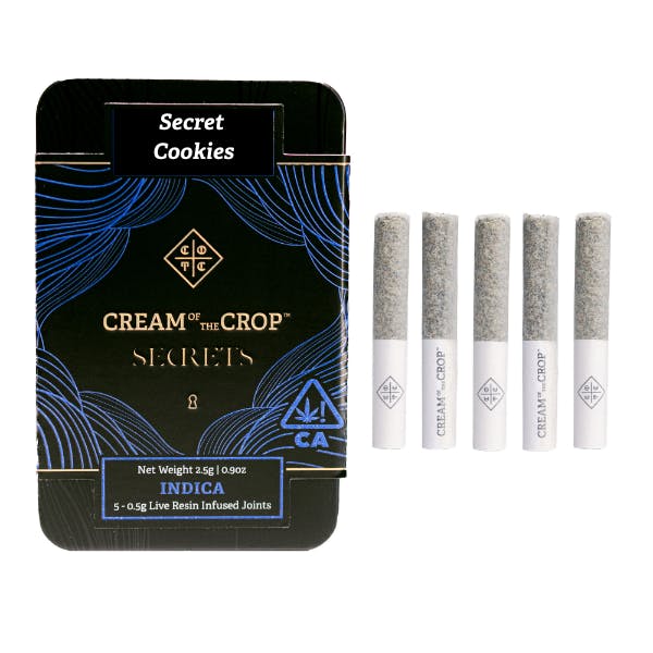 Cream of the Crop - COTC Secrets | Secret Cookies | Premium Infused Prerolls | 2.5g - 1