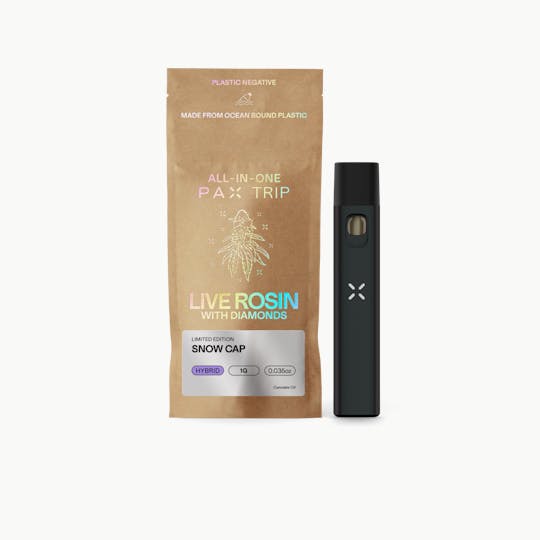 PAX - Live Rosin with Diamonds | Snow Cap 1g LTO - 1