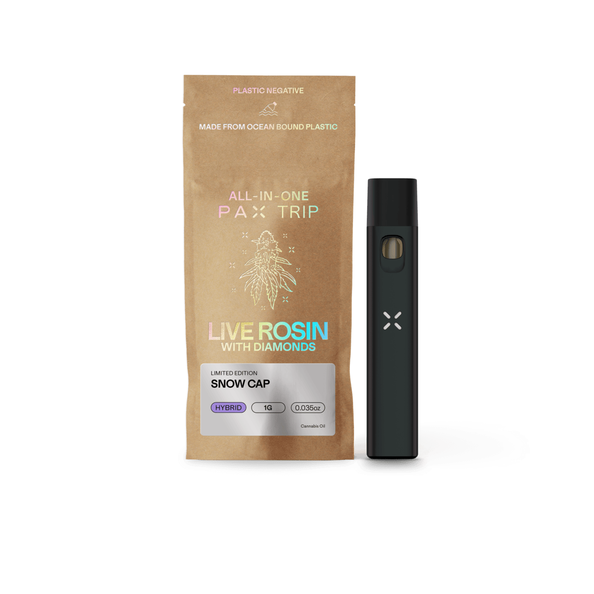 PAX - PAX | Snow Cap | Live Rosin Diamond Disposable | 1g - 1
