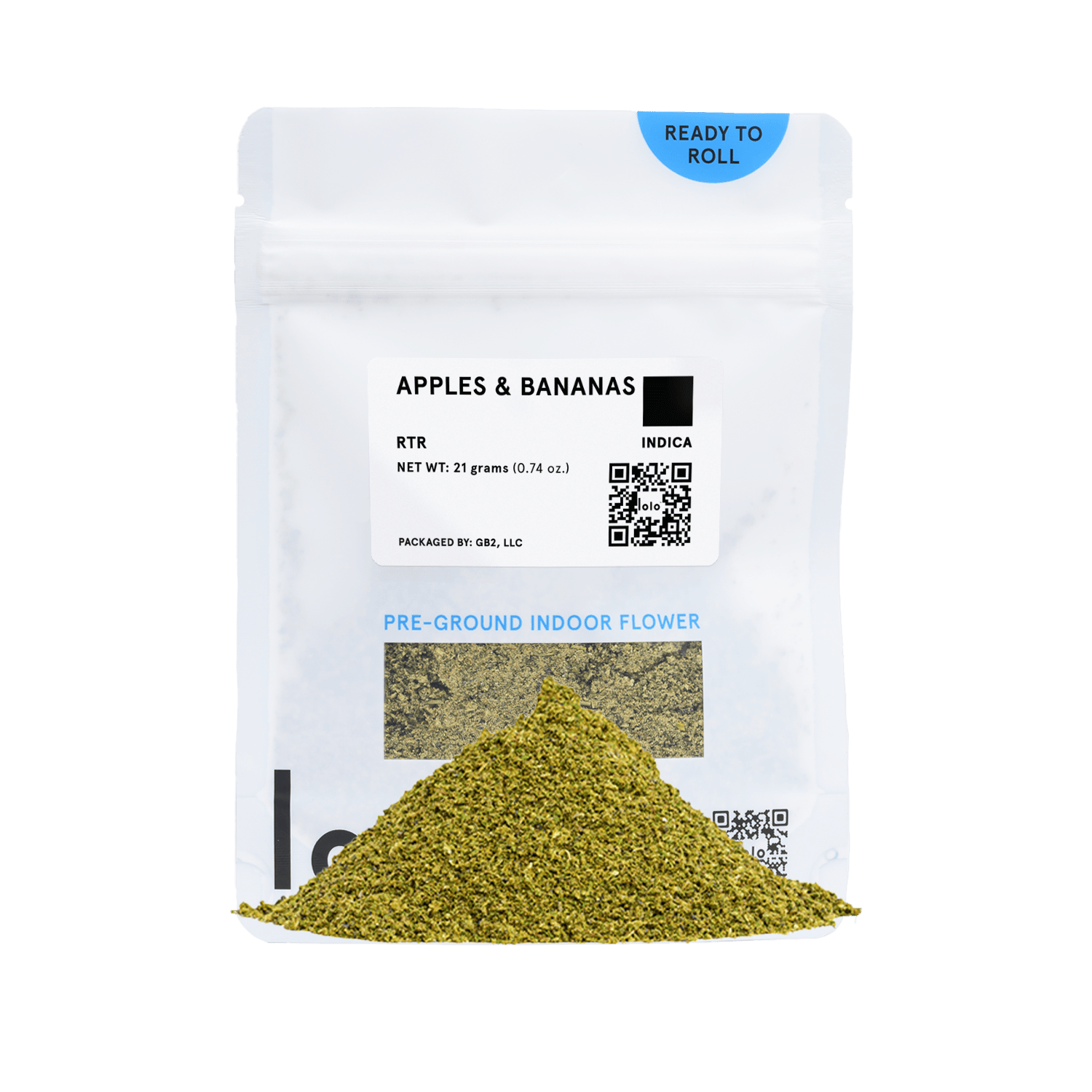 lolo - lolo | Apples & Bananas | Indoor Ready To Roll | 21g - 1