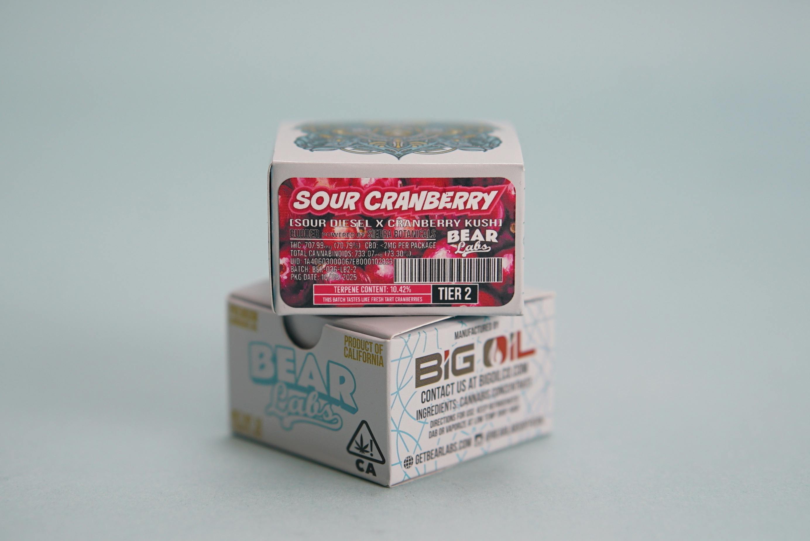 Bear Labs - BEAR Labs - Sour Cranberry - Live Resin Budder Tier 2 - 1