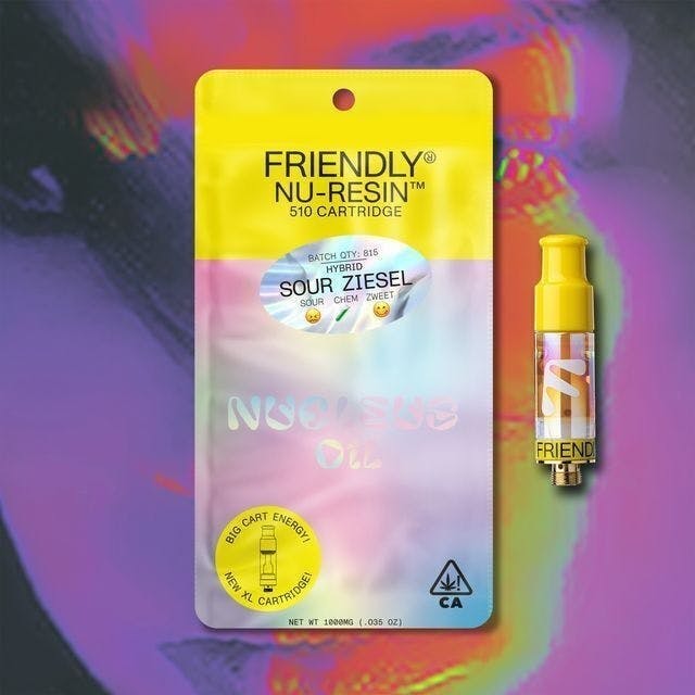 Friendly Brand - Friendly Brand | Sour Ziesel | Live Nuresin Cartridge | 1g - 1