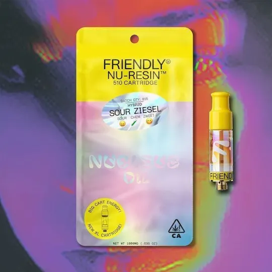 Friendly Brand - Friendly Brand | Sour Ziesel | Live Nuresin Cartridge | 1g - 1
