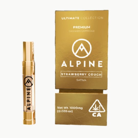 Alpine Vapor - Utimate Collection Premium Cannabis Cartridge - Strawberry Cough 1000mg - 1