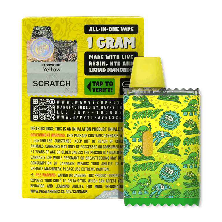 Wavvy - Vape - APPLE FRITTER - 1G - All-In-One - 1