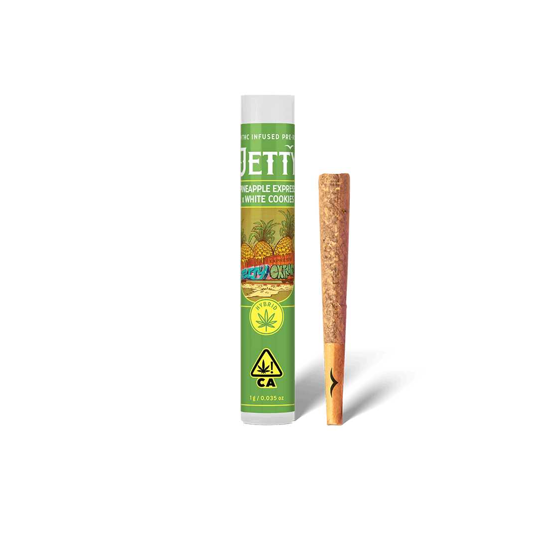 Jetty Extracts - Pineapple Express x White Cookies | Infused Joint | 1g - 1