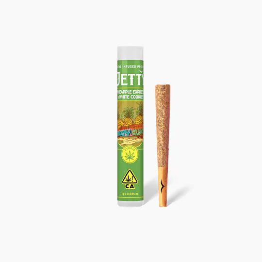 Jetty Extracts - Pineapple Express x White Cookies | Infused Joint | 1g - 1