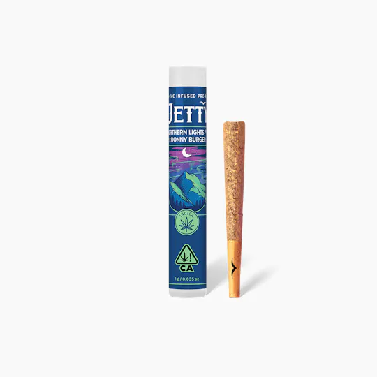 Jetty Extracts - Northern Lights #5 x Donny Burger | Infused Joint | 1g - 1