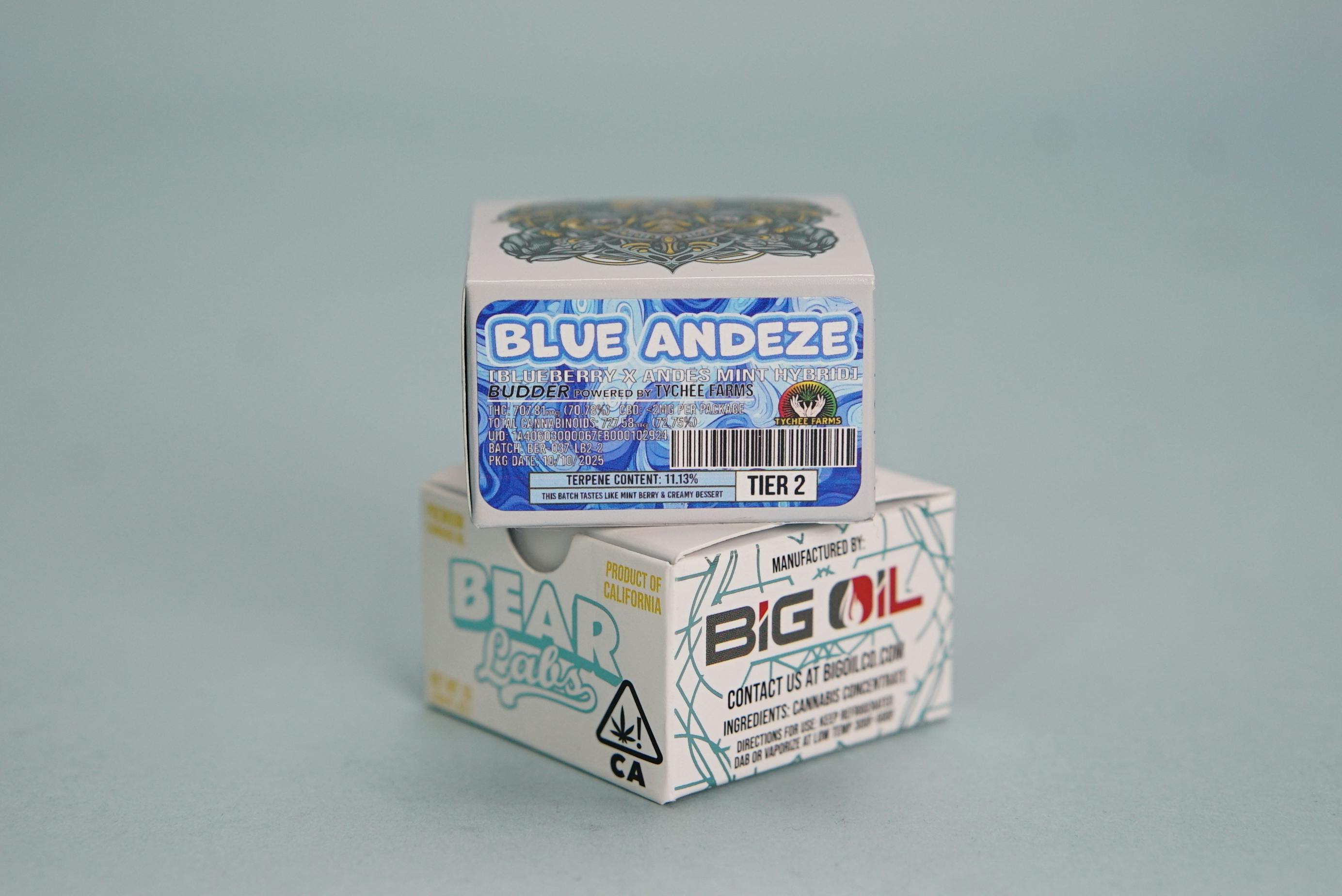 Bear Labs - BEAR Labs - Blue Andeze - Live Resin Budder Tier 2 - 1