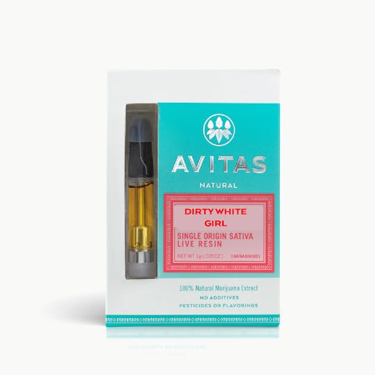 Avitas - Dirty White Girl Live Resin Cartridge 1g - 1
