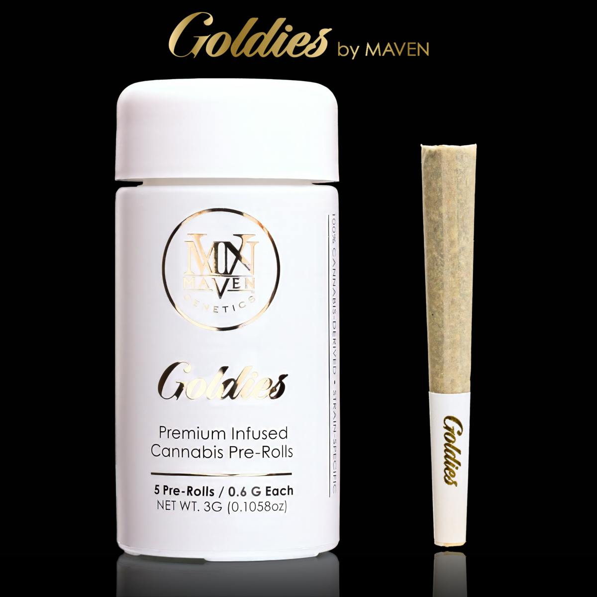 Maven Genetics - BluZangria Goldies Infused Pre-Rolls 5-Pack [3g] - 1