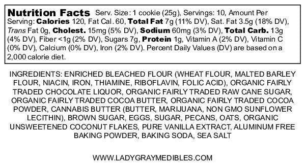 Lady Gray Gourmet Medibles - Lady Gray - Medibles - Cookies - Cowgirl Cookies - 1