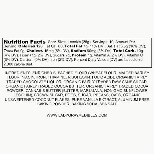 Lady Gray Gourmet Medibles - Lady Gray - Medibles - Cookies - Cowgirl Cookies - 1