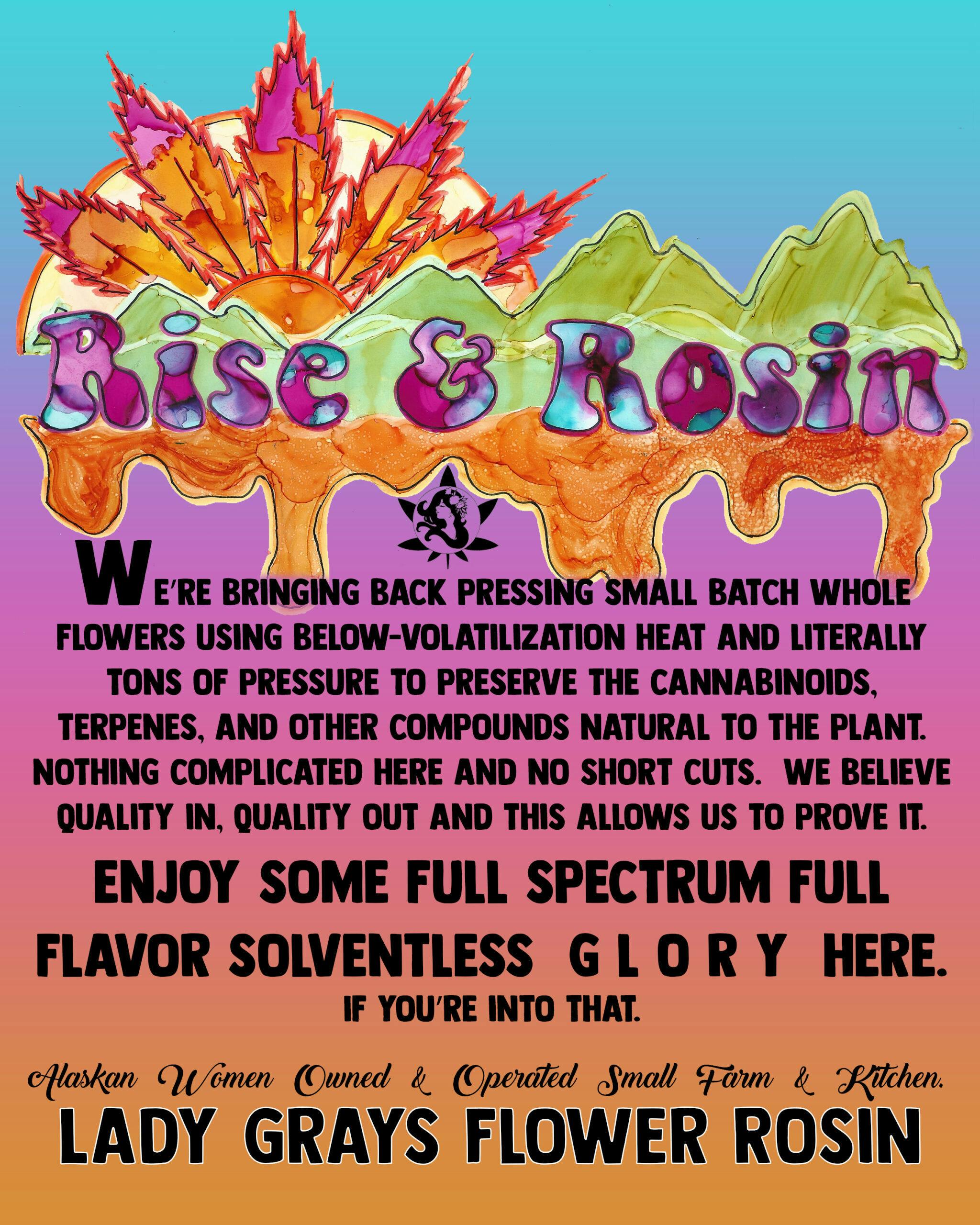 Lady Gray Gourmet Medibles - Lady Gray - Solventless Flower Rosin - 1