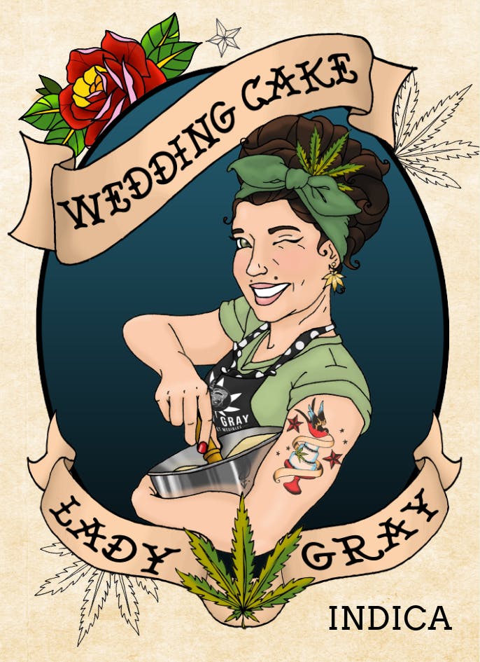 Lady Gray Gourmet Medibles - Lady Gray - Flower - True OG Wedding Cake - 1