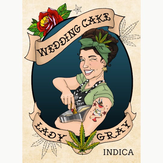 Lady Gray Gourmet Medibles - Lady Gray - Flower - True OG Wedding Cake - 1